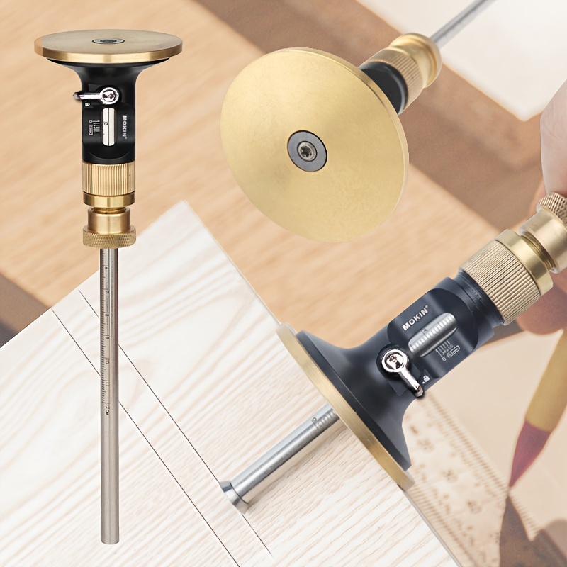 Woodworking Kumiko - Aluminium Houtbewerkingswielmarkeringsmeter - Precisie Zwaluwstaartmarkerings- en