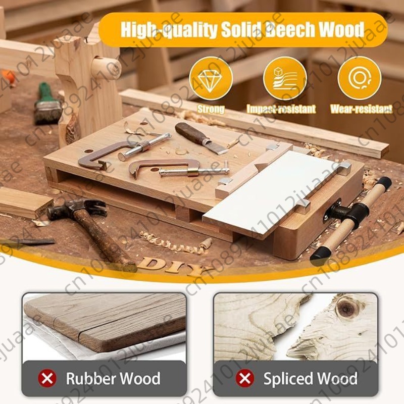Workbench Woodworking - Hardhouten bank Desktop houtbewerking bankschroef Houtbewerkingsbank