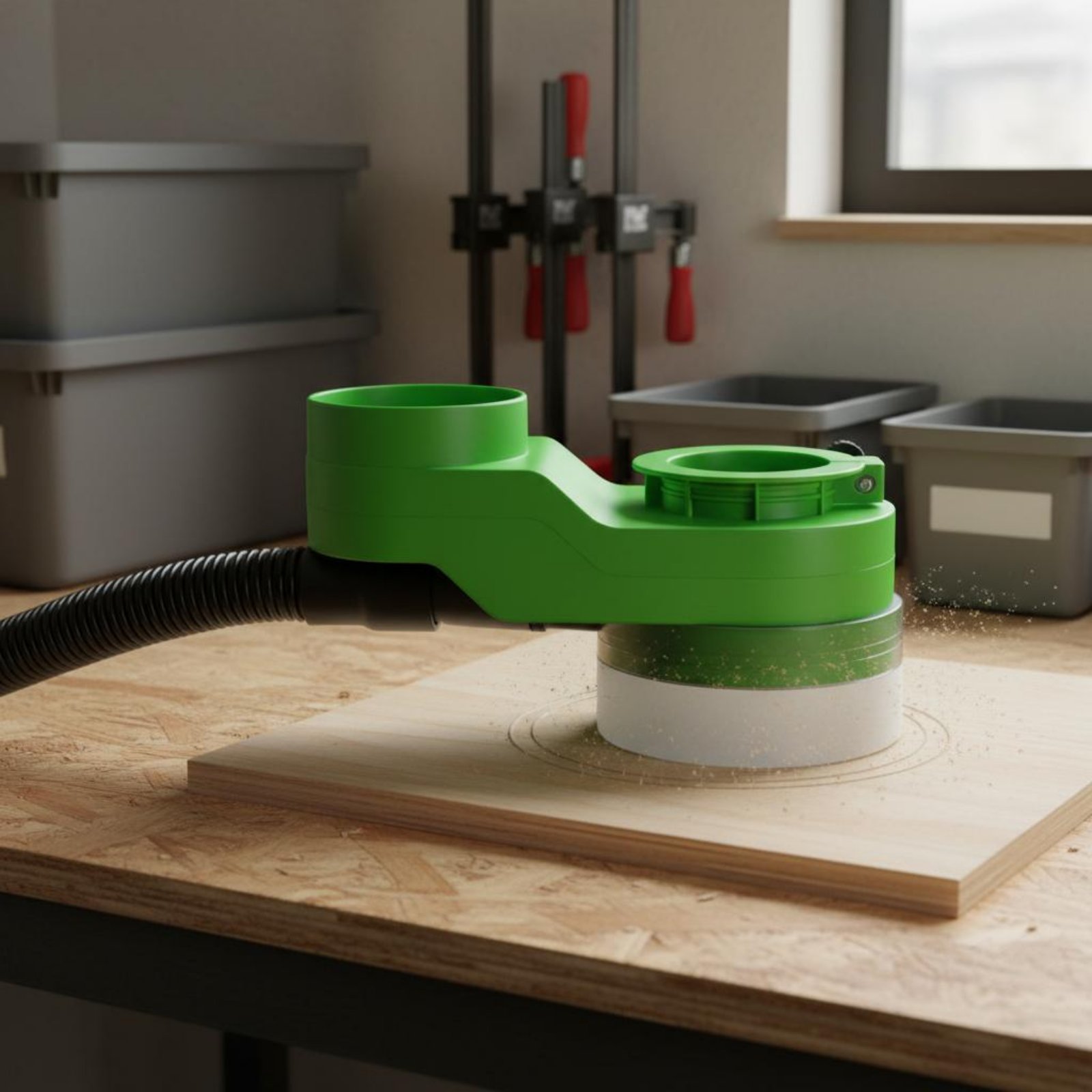 Woodworking Machine - Spindelstofkap Schone snijmachine Zuigkap Industrieel accessoire
