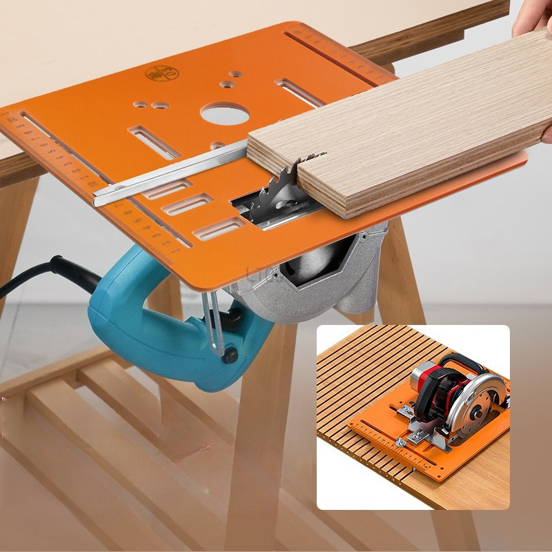 Woodworking Hacks - Bodemplaat voor cirkelzaag 90 ° Plat