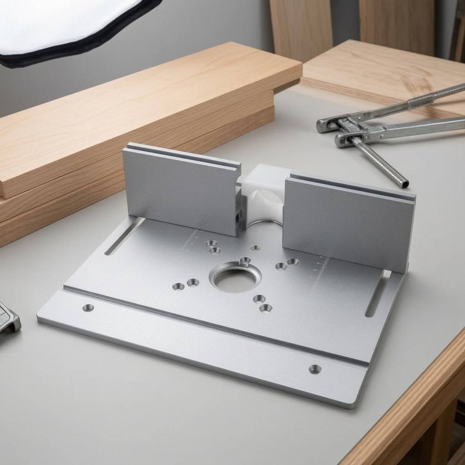 Woodworking Routers - Inzetplaat voor freestafel Kraaginzetstukken Inzetplaat voor