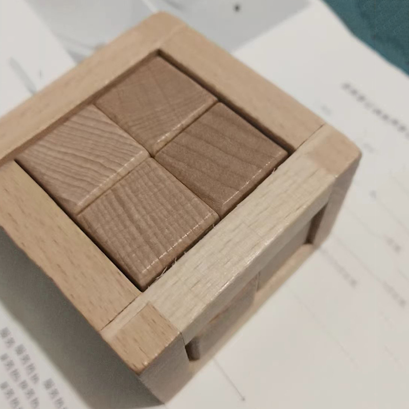 Woodworking Game - Educatief ontstrikkingsspeelgoed In elkaar grijpende puzzelkubus