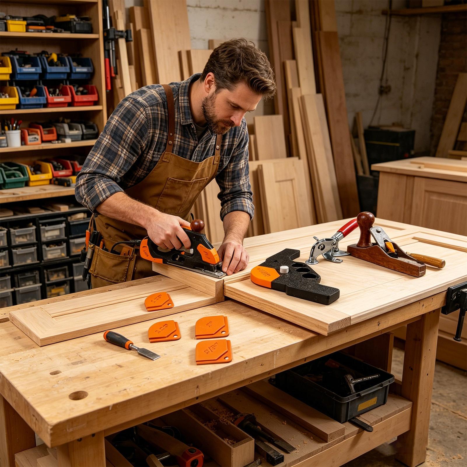 Woodworking Routers - Router Hoekradius-sjabloon 5 stuks Hoge hardheid