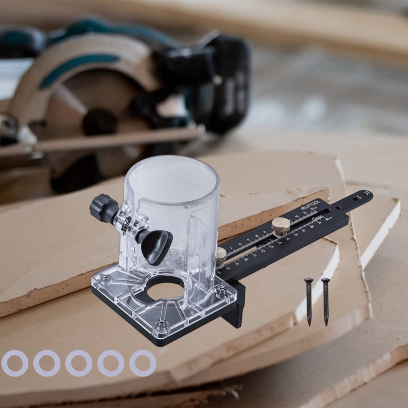 Woodworking Routers - Router Circle Cutting Jig Multifunctionele Router
