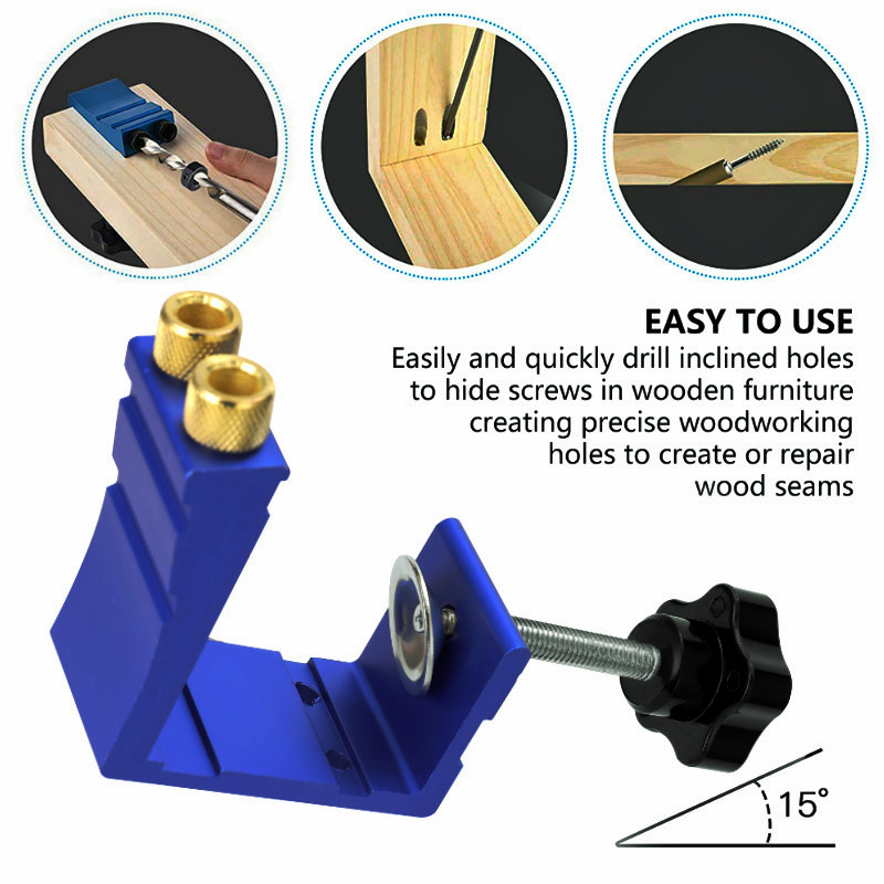 47-delige Pocket Hole Jig Set, - Woodworking Hacks recensie en prijs