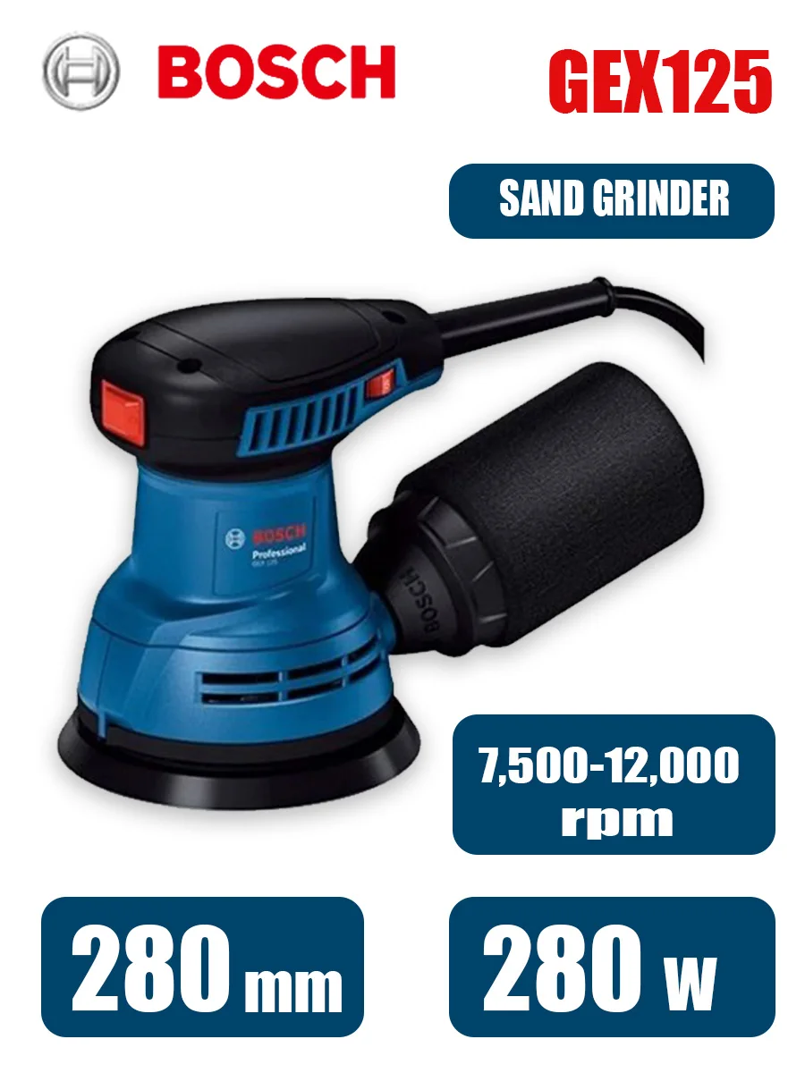 Bosch GEX125 280W Multifunctio - Woodworking Machine recensie en prijs