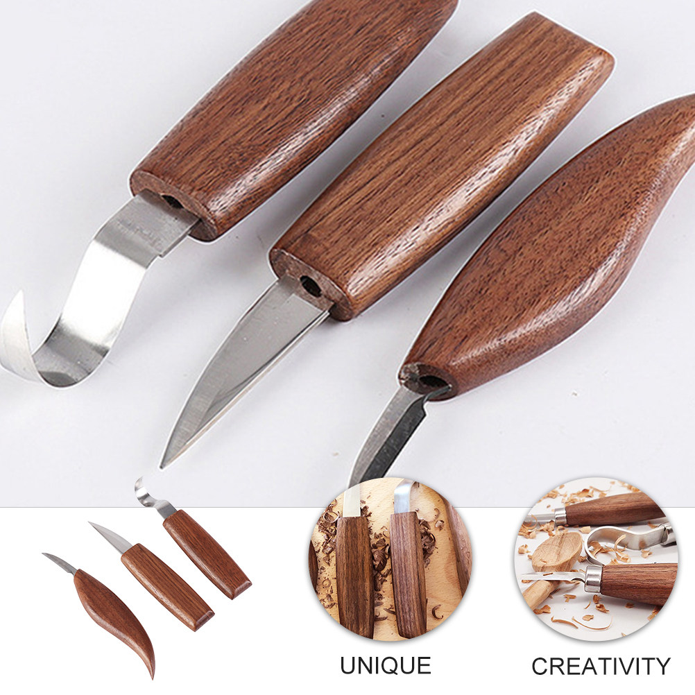 3-delige set snijgereedschappe - Woodworking Knives recensie en prijs