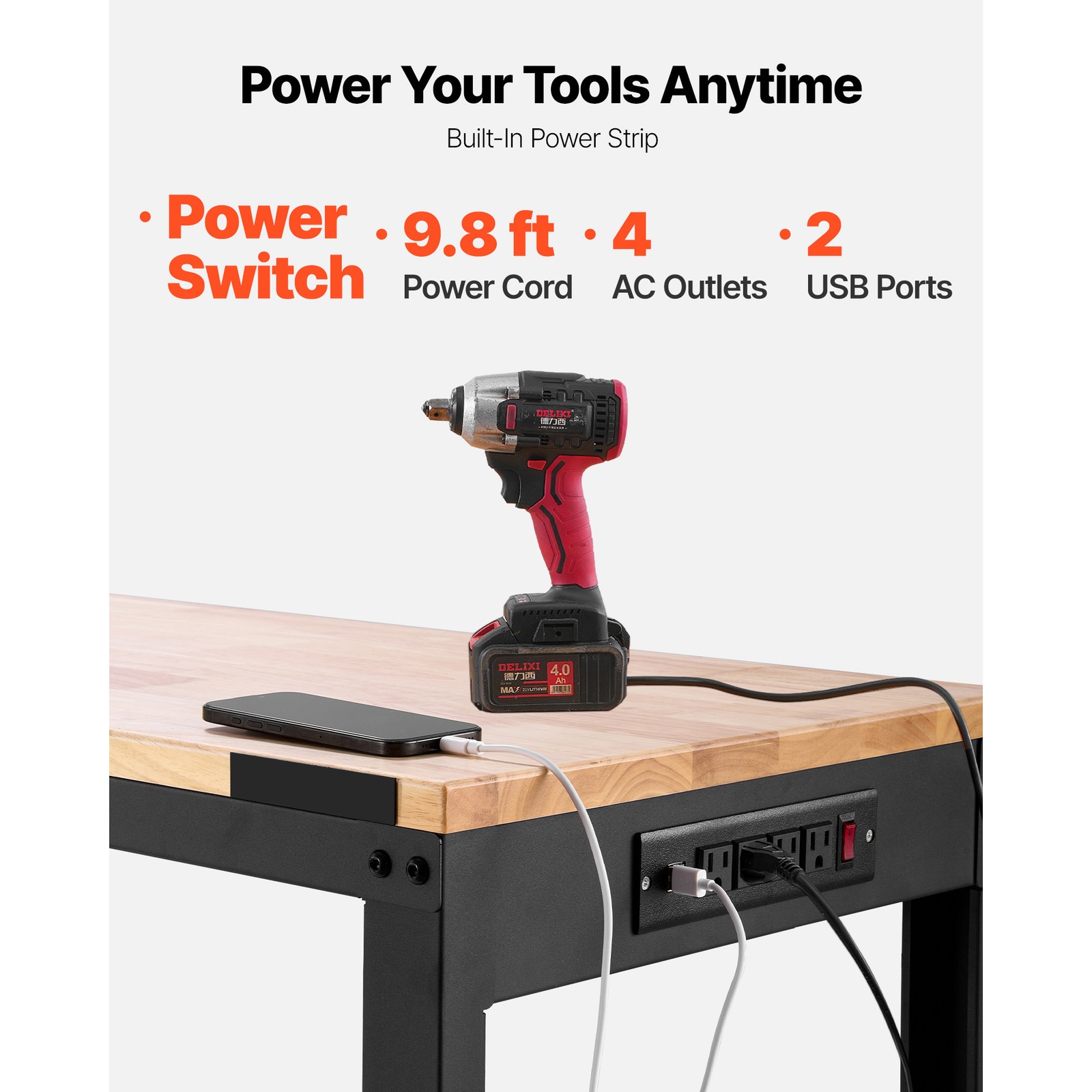 In hoogte verstelbare werkbank - Woodworking Bench recensie en prijs