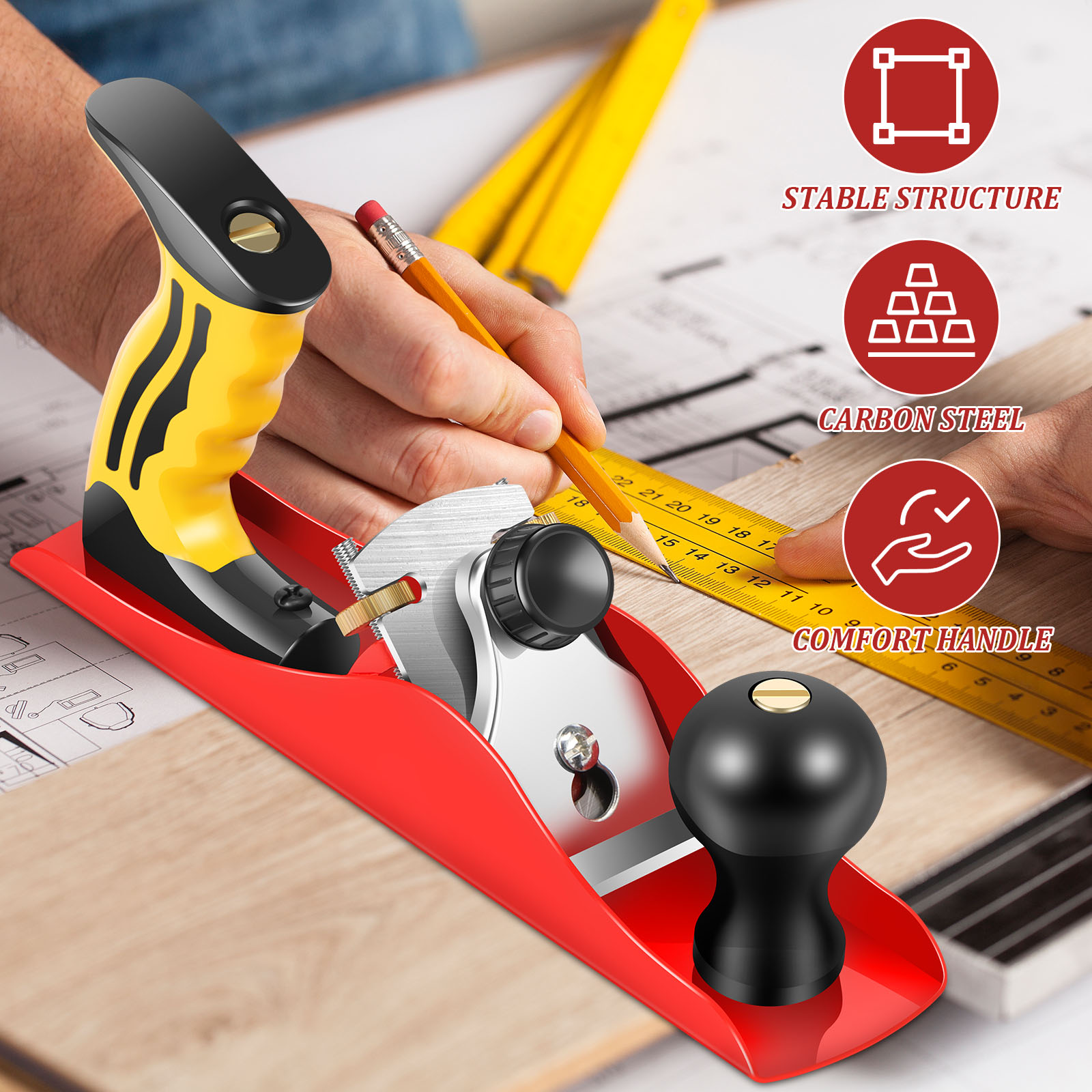 Houten handschaafset Handgeree - Woodworking Tool Stores recensie en prijs