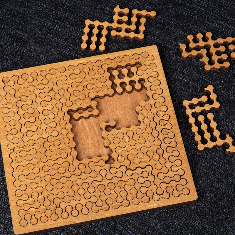 Onmogelijke houten puzzel IQ-p - Woodworking Game recensie en prijs