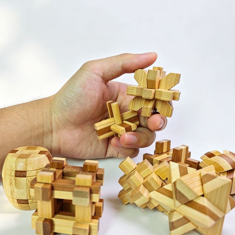 NIEUWE 4,5CM Lu Ban Slotpuzzel - Woodworking Game recensie en prijs