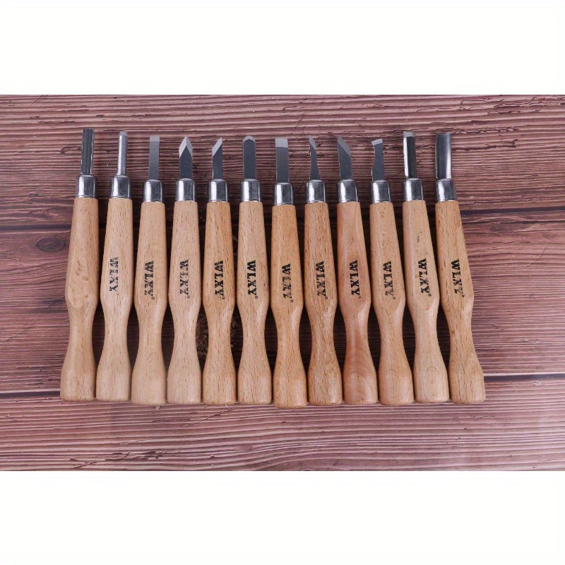 Set van 12 professionele houte - Woodworking Knives recensie en prijs
