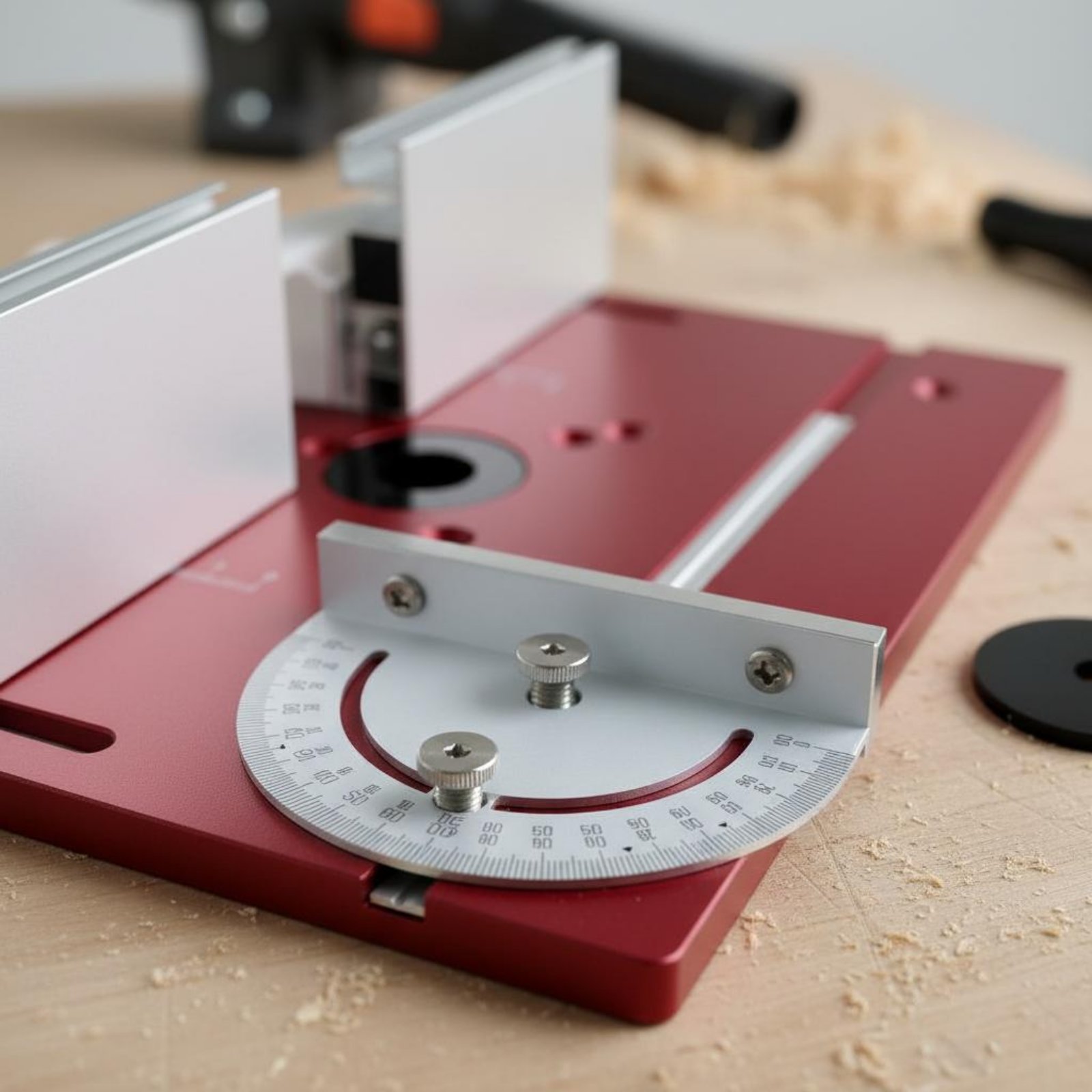 Aluminium router-kiepplaat Nau - Woodworking Routers recensie en prijs
