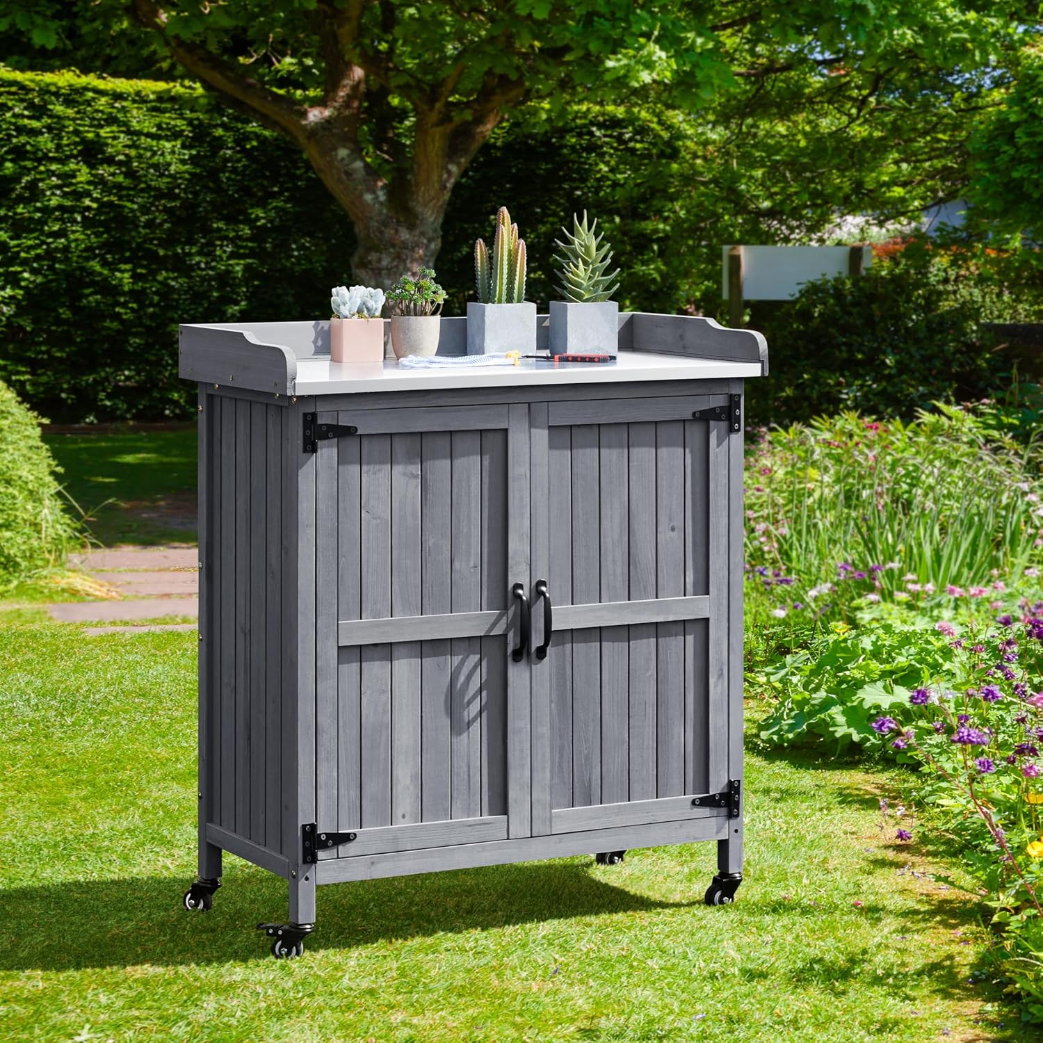 Tuinwerkbank voor buiten, hout - Woodworking Bench recensie en prijs