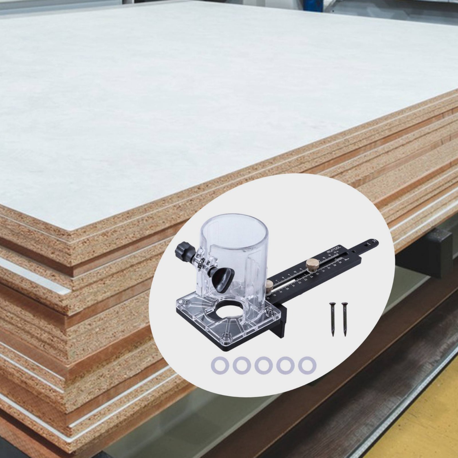 Router Circle Cutting Jig Mult - Woodworking Routers recensie en prijs