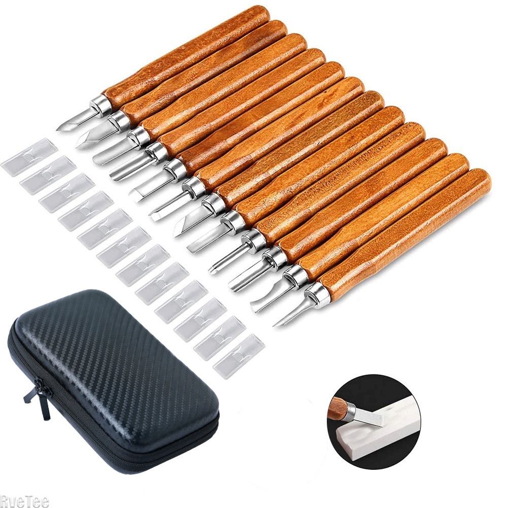 12-delige SK2 houtbewerkings-  - Woodworking Knives recensie en prijs