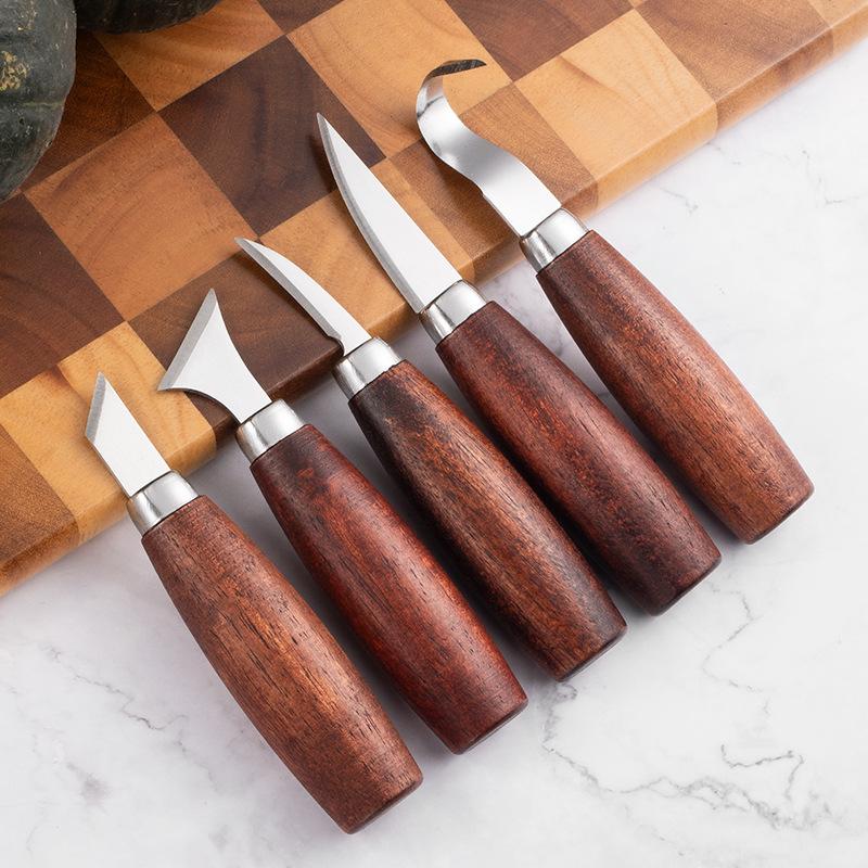Nieuwe 5-delige set gereedscha - Woodworking Knives recensie en prijs