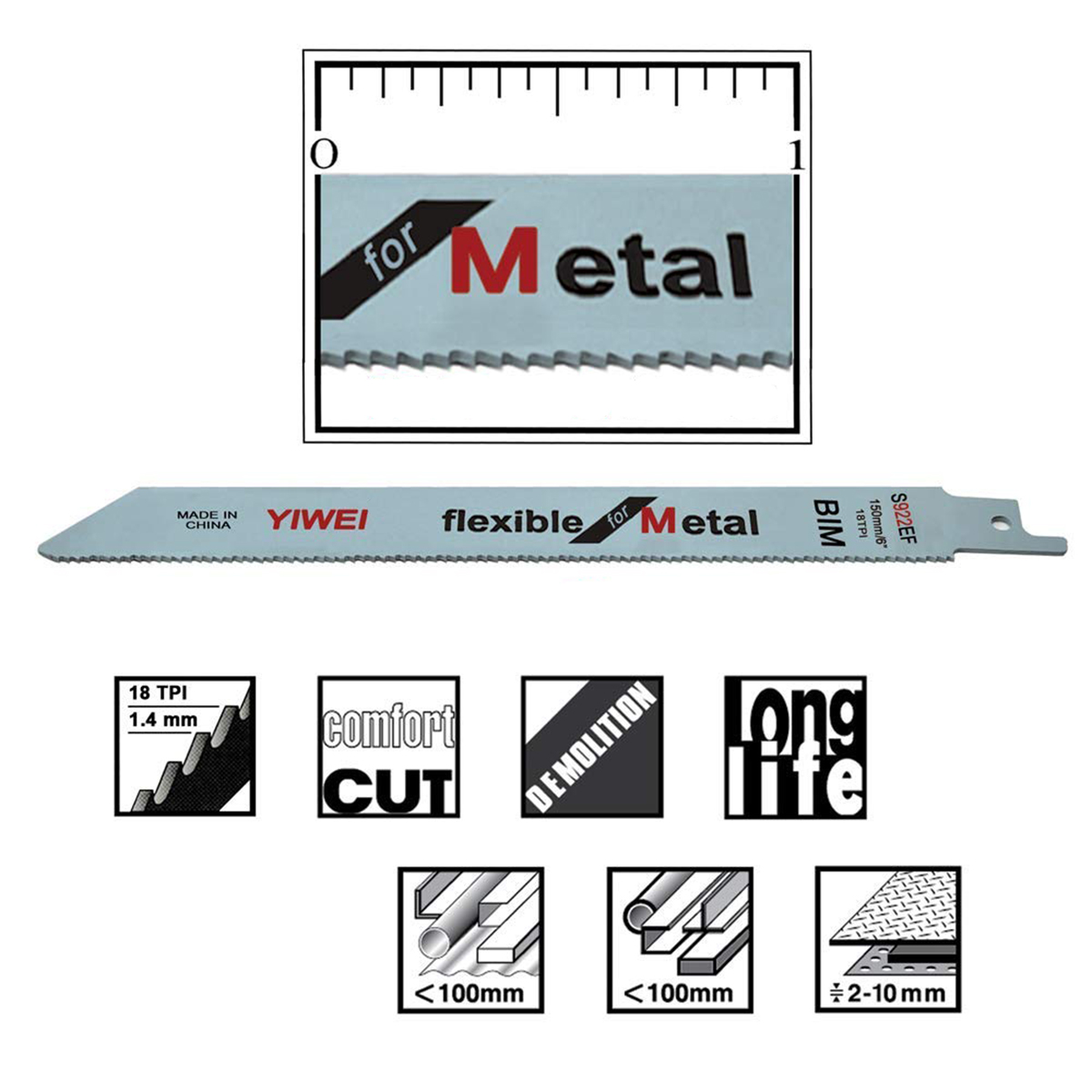 Zware Metalen Snijdende Recipr - Band Saw Blade recensie en prijs