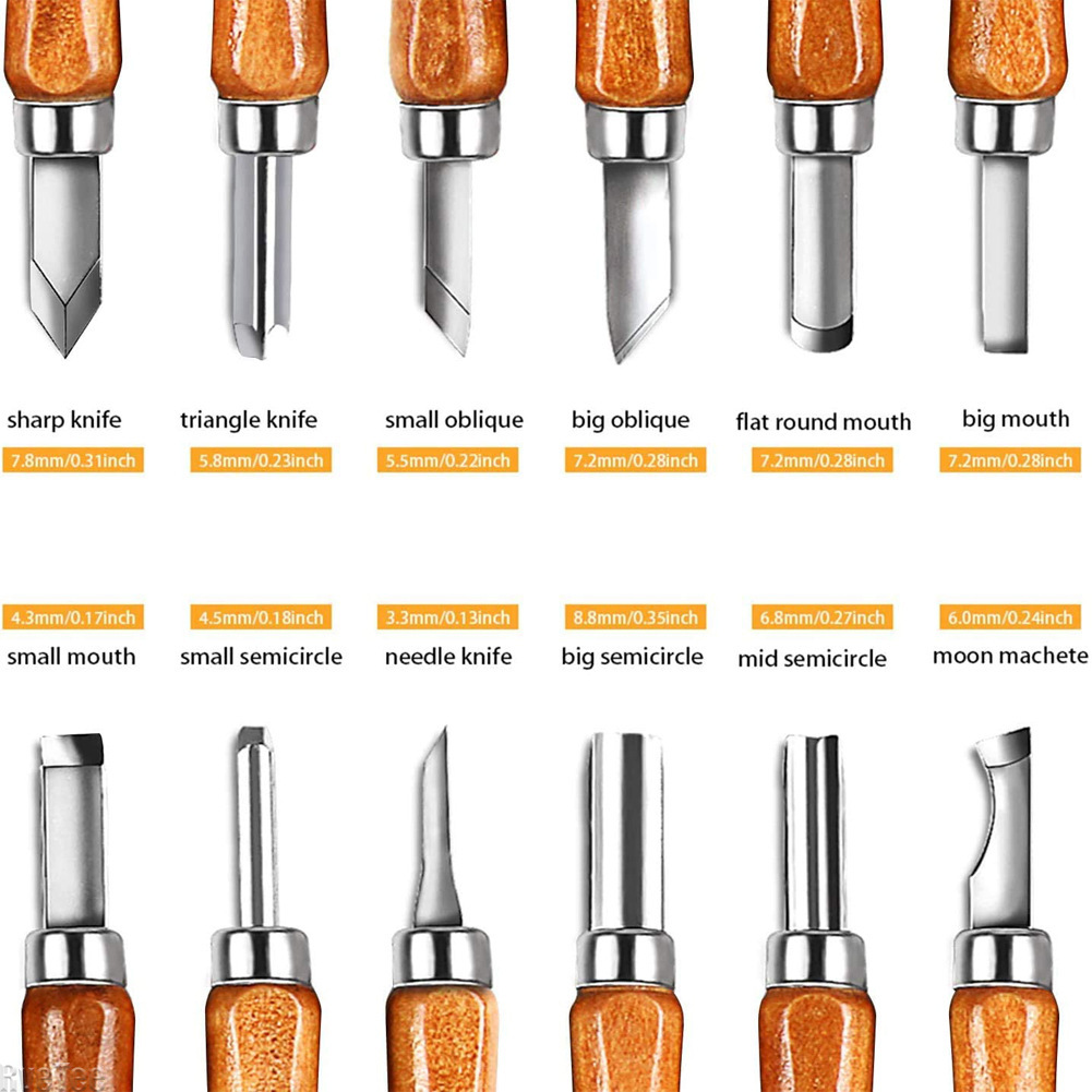 12 Stuks SK2 Houtbewerking Car - Woodworking Knives recensie en prijs