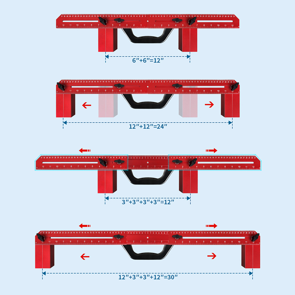 1Set Framing Tools, verstelbar - Woodworking Kumiko recensie en prijs