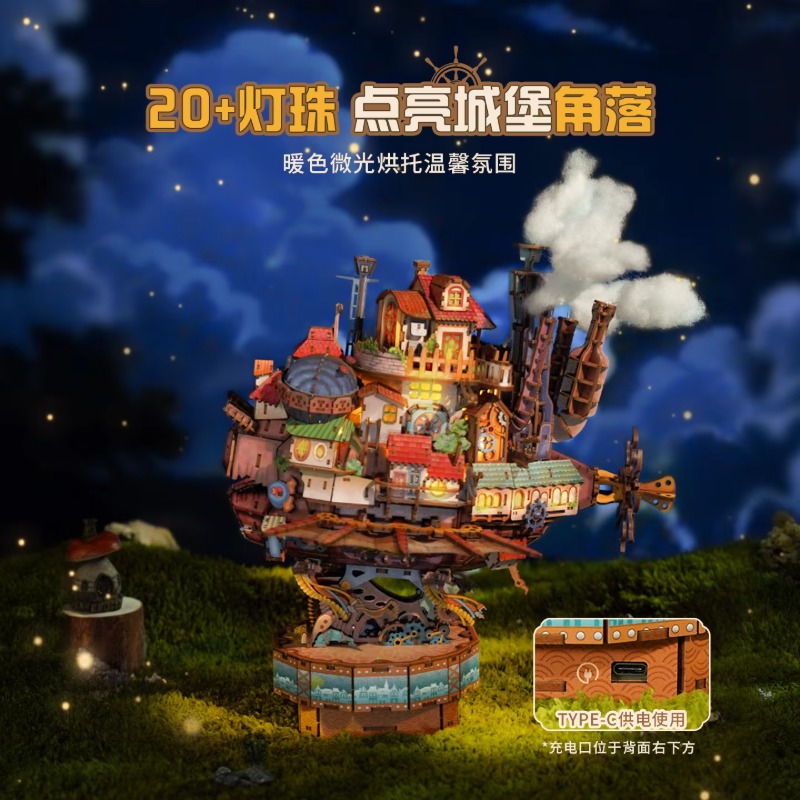 Echte reisboot Howl's Moving C - Woodworking Game recensie en prijs